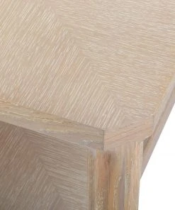 Bungalow 5 New Arrivals Bertram Side Table Bleached Cerused Oak