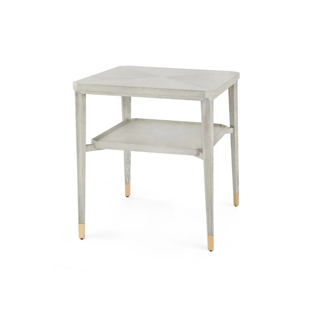 Bungalow 5 Bertram Side Table Grey Cerused Oak 3 Bungalow 5 Bertram Side Table Grey Cerused Oak