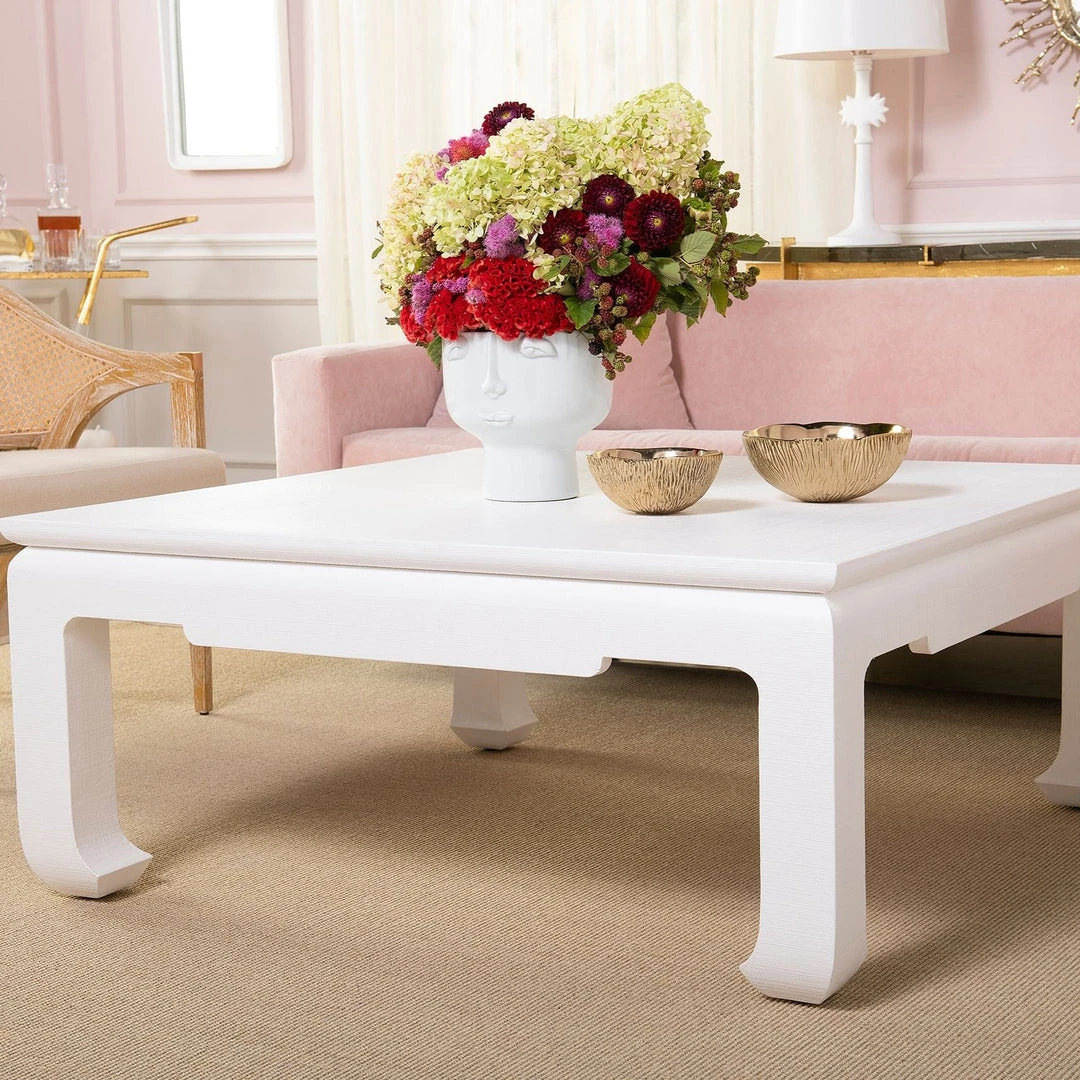 Bungalow 5 New Arrivals Bethany Large Square Coffee Table White 5 Bungalow 5 New Arrivals Bethany Large Square Coffee Table White