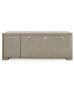 Bungalow 5 New Arrivals Blake 4 Door Cabinet Taupe Gray