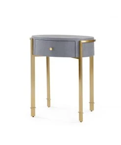Bungalow 5 New Arrivals Bodrum Side Table Gray
