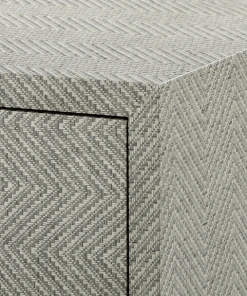 Bungalow 5 Brittany 3 Drawer Side Table Gray Tweed 16 Bungalow 5 Brittany 3 Drawer Side Table Gray Tweed