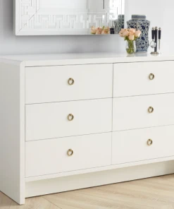 Bungalow 5 New Arrivals Bryant Extra Large 6 Drawer Chest White 15 Bungalow 5 New Arrivals Bryant Extra Large 6 Drawer Chest White