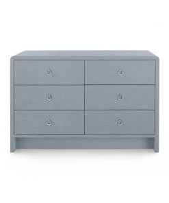 Bungalow 5 New Arrivals Bryant Linen Extra Large 6 Drawer Chest Gray 13 Bungalow 5 New Arrivals Bryant Linen Extra Large 6 Drawer Chest Gray