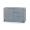 Bungalow 5 New Arrivals Bryant Linen Extra Large 6 Drawer Chest Gray 1 Bungalow 5 New Arrivals Bryant Linen Extra Large 6 Drawer Chest Gray