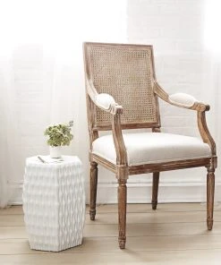 Bungalow 5 Burma Stool Or Side Table White