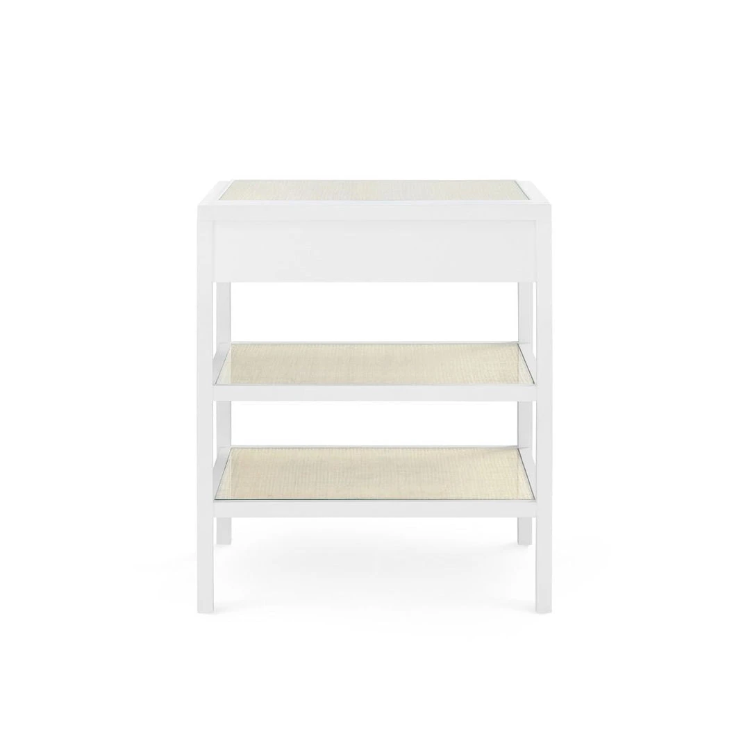 Bungalow 5 Caanan 1 Drawer Side Table White New Arrivals Bungalow 5 Caanan 1 Drawer Side Table White New Arrivals