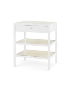 Bungalow 5 Caanan 1 Drawer Side Table White New Arrivals