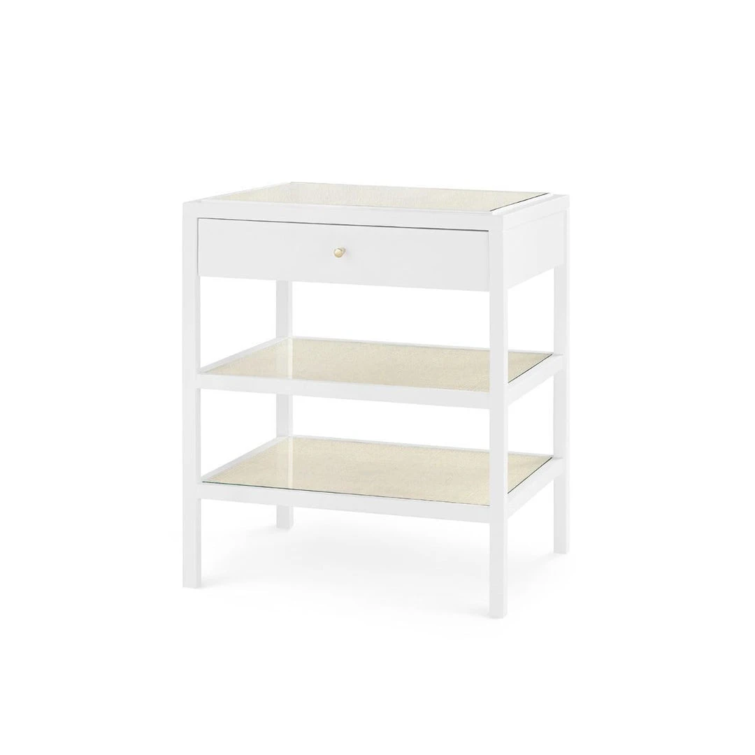 Bungalow 5 Caanan 1 Drawer Side Table White New Arrivals Bungalow 5 Caanan 1 Drawer Side Table White New Arrivals