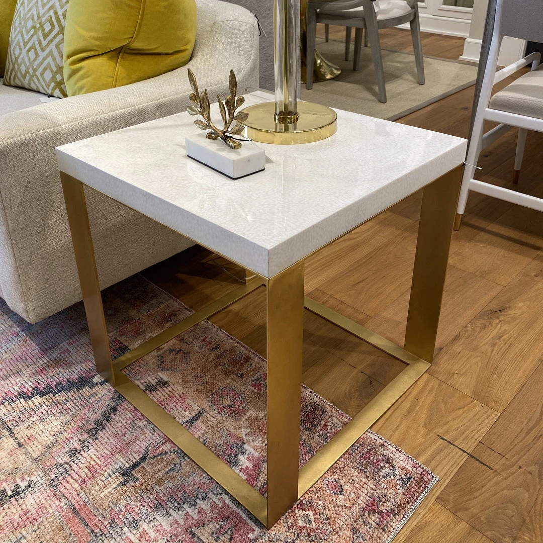 Bungalow 5 Calypso Side Table White Eggshell Top 4 Bungalow 5 Calypso Side Table White Eggshell Top