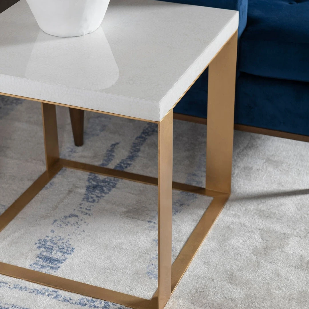 Bungalow 5 Calypso Side Table White Eggshell Top 6 Bungalow 5 Calypso Side Table White Eggshell Top