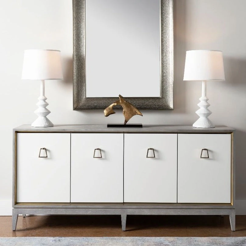 Bungalow 5 Cameron 4 Door Cabinet Gray New Arrivals 4 Bungalow 5 Cameron 4 Door Cabinet Gray New Arrivals