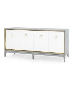 Bungalow 5 Cameron 4 Door Cabinet Gray New Arrivals