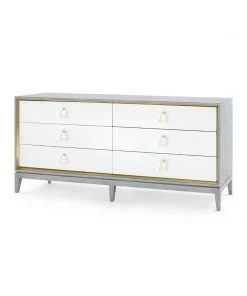Bungalow 5 Cameron Extra Large Six Drawer Chest Gray New Arrivals