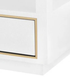 Bungalow 5 Carmen 2 Drawer Side Table White