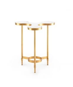 Bungalow 5 New Arrivals Clover Side Table White 17 Bungalow 5 New Arrivals Clover Side Table White