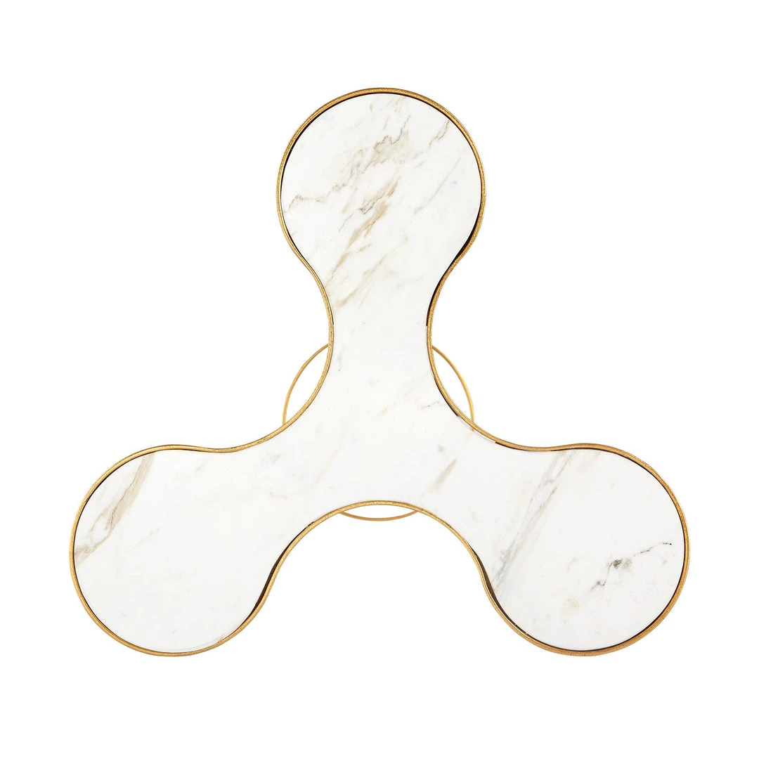 Bungalow 5 New Arrivals Clover Side Table White 9 Bungalow 5 New Arrivals Clover Side Table White