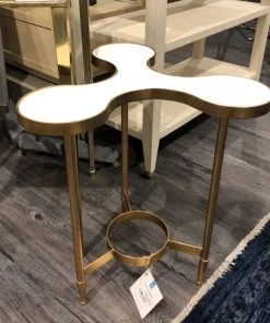 Bungalow 5 New Arrivals Clover Side Table White 15 Bungalow 5 New Arrivals Clover Side Table White