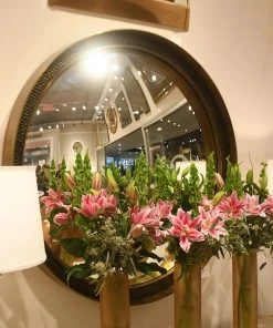 Bungalow 5 Dorian Mirror Small Antique Brass New Arrivals