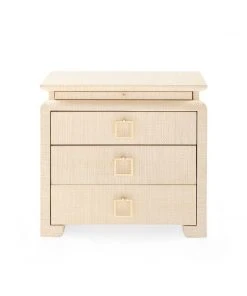 Bungalow 5 Elina 3 Drawer Side Table Natural New Arrivals
