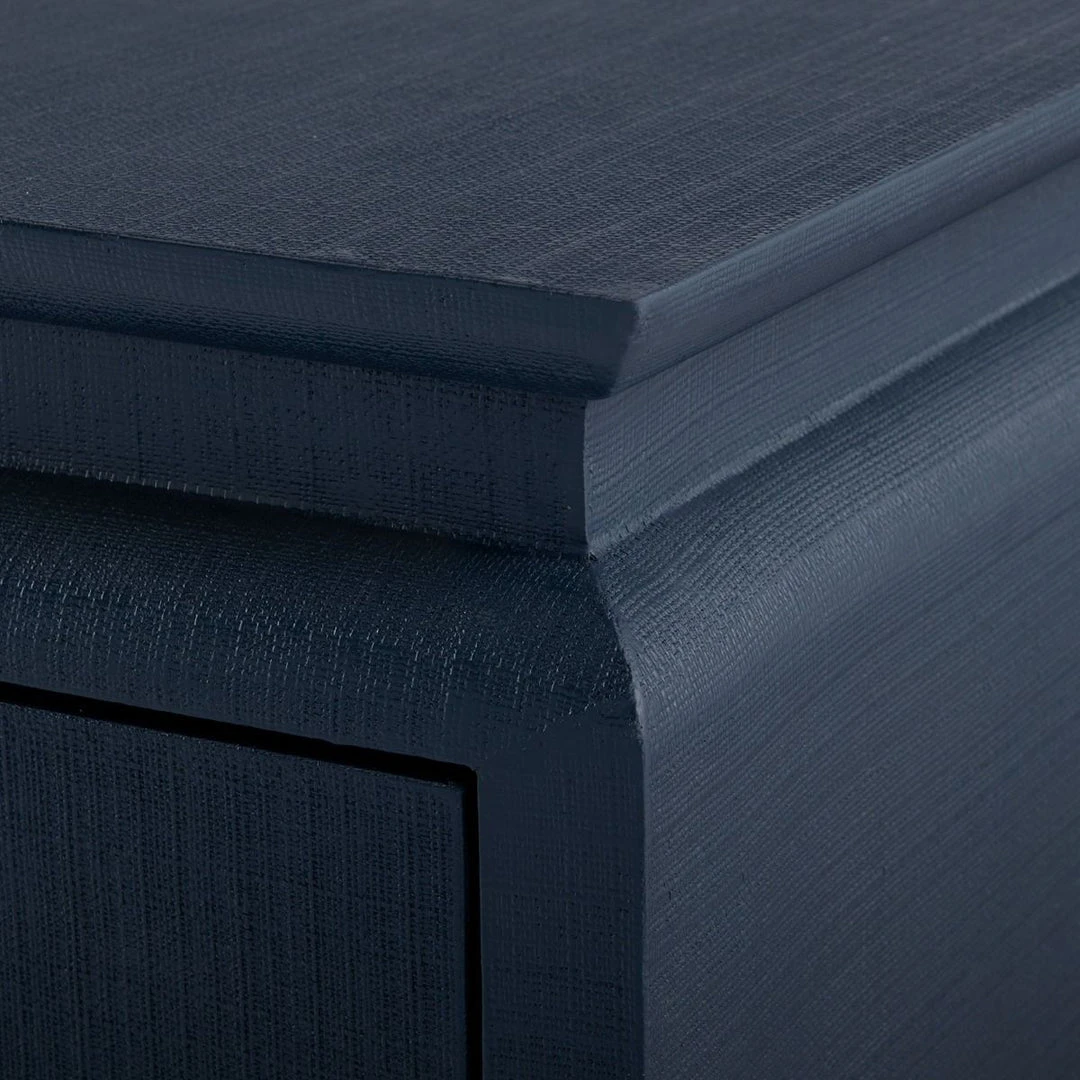 Bungalow 5 New Arrivals Elina 3 Drawer Side Table Navy Blue Bungalow 5 New Arrivals Elina 3 Drawer Side Table Navy Blue