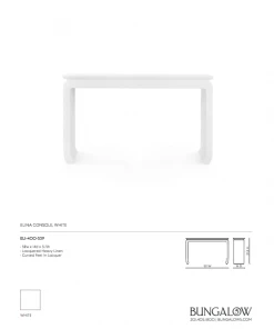 Bungalow 5 New Arrivals Elina Console White 23 Bungalow 5 New Arrivals Elina Console White