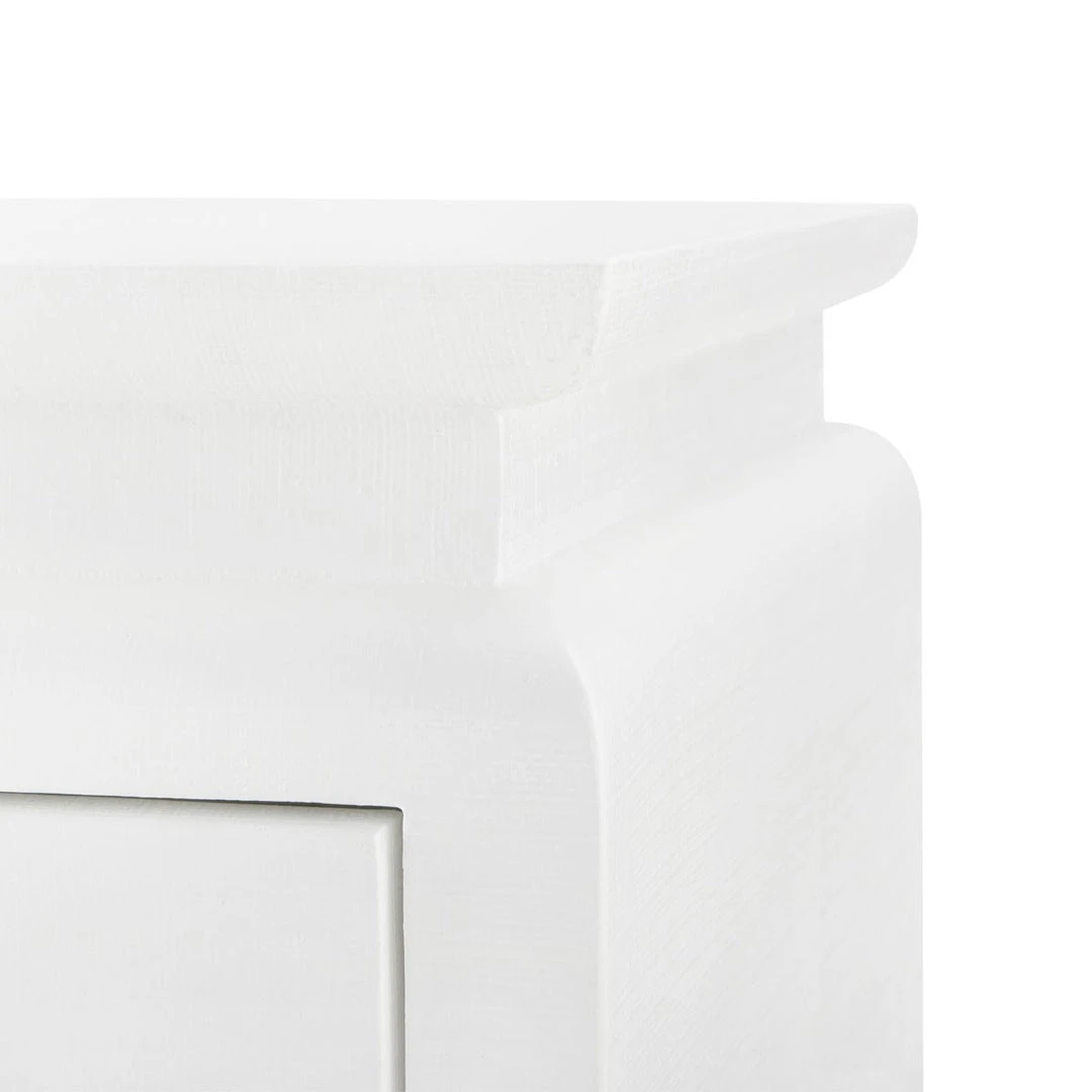 Bungalow 5 Elina 3 Drawer Side Table White 10 Bungalow 5 Elina 3 Drawer Side Table White