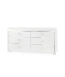 Bungalow 5 Elina Extra Large 6 Drawer Dresser White New Arrivals