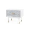 Bungalow 5 Elisa One Drawer Side Table Gray New Arrivals 1 Bungalow 5 Elisa One Drawer Side Table Gray New Arrivals