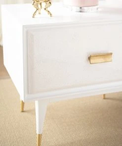 Bungalow 5 Elisa One Drawer Side Table White New Arrivals 15 Bungalow 5 Elisa One Drawer Side Table White New Arrivals