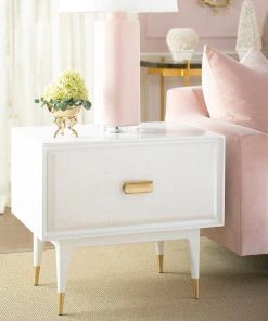 Bungalow 5 Elisa One Drawer Side Table White New Arrivals 14 Bungalow 5 Elisa One Drawer Side Table White New Arrivals