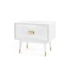 Bungalow 5 Elisa One Drawer Side Table White New Arrivals
