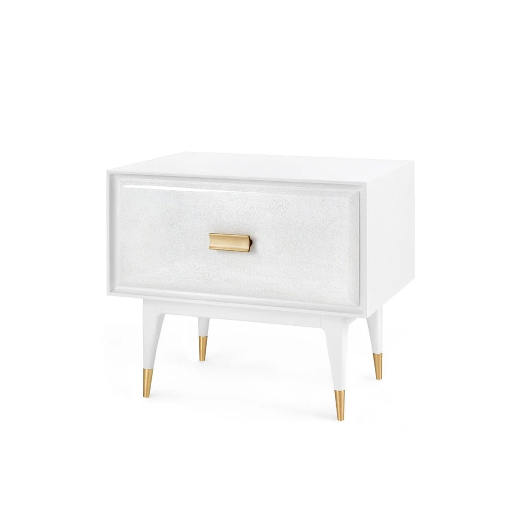 Bungalow 5 Elisa One Drawer Side Table White New Arrivals 3 Bungalow 5 Elisa One Drawer Side Table White New Arrivals