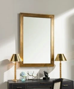Bungalow 5 New Arrivals Ellen Mirror Brass Large 12 Bungalow 5 New Arrivals Ellen Mirror Brass Large