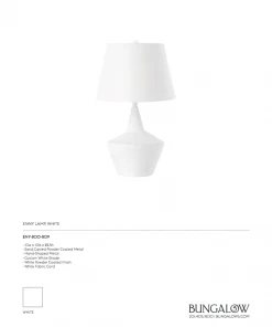 Bungalow 5 Enny Lamp White 13 Bungalow 5 Enny Lamp White