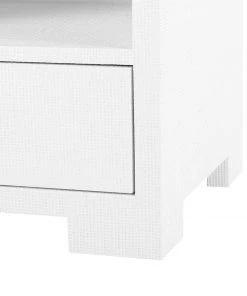 Bungalow 5 Fedor Two Drawer Side Table White Grasscloth New Arrivals 13 Bungalow 5 Fedor Two Drawer Side Table White Grasscloth New Arrivals