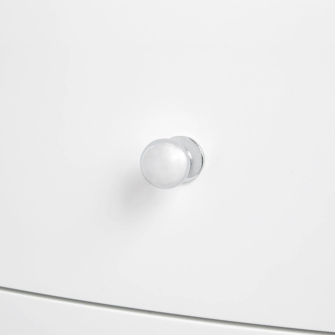 Bungalow 5 Flanders Three Drawer Side Table White 6 Bungalow 5 Flanders Three Drawer Side Table White