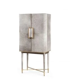 Bungalow 5 New Arrivals Florian Tall Bar Cabinet Gray