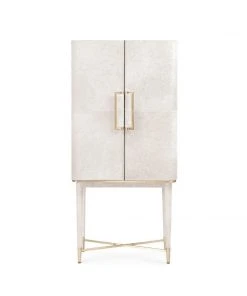 Bungalow 5 Florian Tall Bar Cabinet White