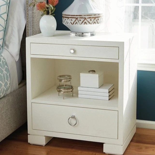 Bungalow 5 New Arrivals Frances 2 Drawer Side Table White 6 Bungalow 5 New Arrivals Frances 2 Drawer Side Table White