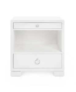 Bungalow 5 New Arrivals Frances 2 Drawer Side Table White 21 Bungalow 5 New Arrivals Frances 2 Drawer Side Table White