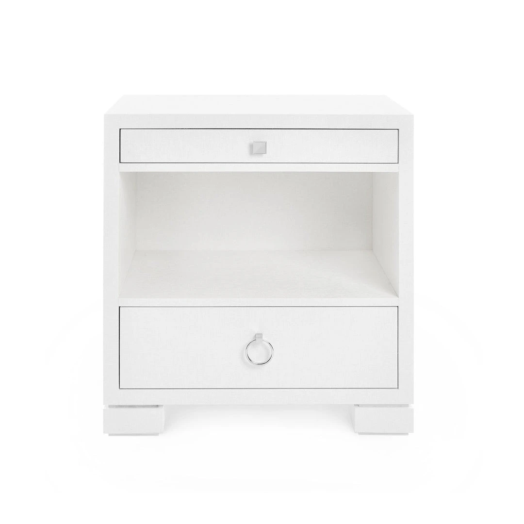 Bungalow 5 New Arrivals Frances 2 Drawer Side Table White 8 Bungalow 5 New Arrivals Frances 2 Drawer Side Table White