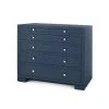 Bungalow 5 New Arrivals Frances 6 Drawer Navy Blue