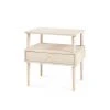 Bungalow 5 New Arrivals Gabriel 1 Drawer Side Table Bleached Oak 1 Bungalow 5 New Arrivals Gabriel 1 Drawer Side Table Bleached Oak