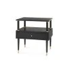 Bungalow 5 Gabriel 1 Drawer Side Table Espresso 1 Bungalow 5 Gabriel 1 Drawer Side Table Espresso