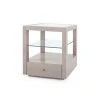 Bungalow 5 Gavin 1 Drawer Side Table Taupe Grey New Arrivals 1 Bungalow 5 Gavin 1 Drawer Side Table Taupe Grey New Arrivals