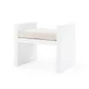 Bungalow 5 H-Bench White