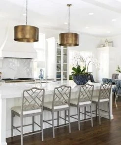 Bungalow 5 New Arrivals Hampton Counter Stool Gray