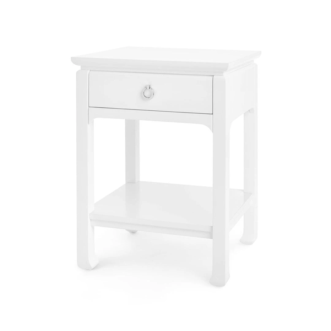 Bungalow 5 Harlow 1 Drawer Side Table White New Arrivals 3 Bungalow 5 Harlow 1 Drawer Side Table White New Arrivals