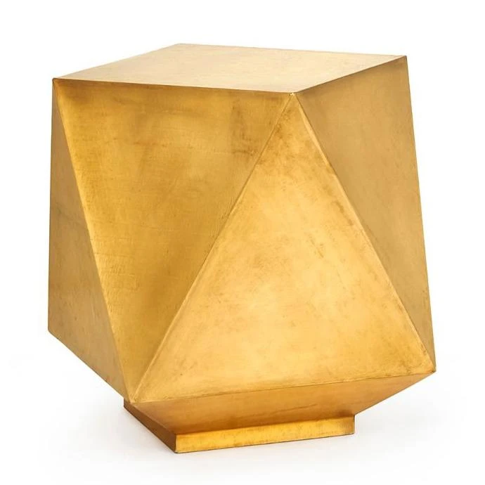 Bungalow 5 New Arrivals Hedron Side Table Brass 7 Bungalow 5 New Arrivals Hedron Side Table Brass